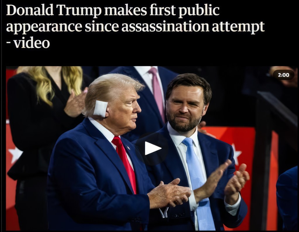 川普的龍顏─英雄永不會被消滅，因為人們太愛英雄、太須要英雄了